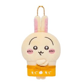 Chiikawa Mogumogu Honpo Clerk Mascot Plush Rabbit