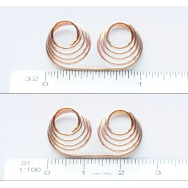Unbranded 4x Beryllium Copper Spring Coil and 4x Battery Contact