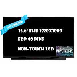 New KrystalPix LCD Display FITS- Screen Replacement for New Display Acer Nitro 5 AN515-58 AN515-58-5046 Model N22C1 LCD Screen 15.6" FHD 144HZ 40pins Non-Touch Display Panel