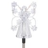 2 Pack LED Solar Angel Lights Solar Powered White Light