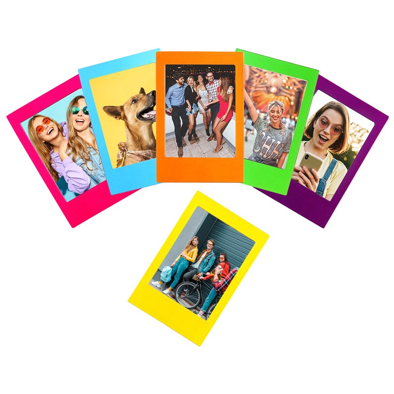 Mustard Rainbow Magnetic Picture Frames, Magnetic Photo Frames, Cute Mini