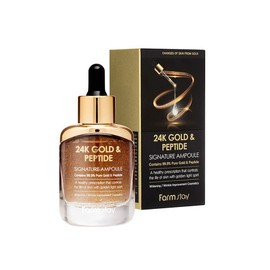 Farmstay 24K Gold & Peptide Signature Ampoule 35ml / 팜스테이 24K 골드 앤 펩타이드 시그니처 앰플 35ml