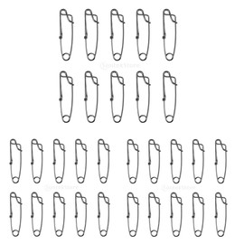 MagiDeal 30pcs Stainless Steel Long Line Clips Longline Clip Fishing Accessories, 60mm Fishing Connectors Speed Clips