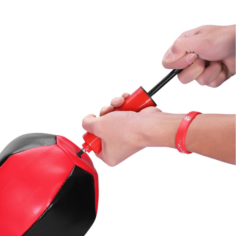 Qchomee Desk Standing Punching Ball Desktop Speed Punch Bag with