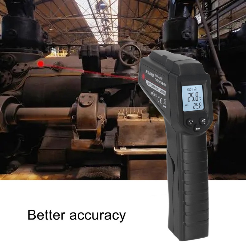 DT8550KH Infrared Thermometer Handheld Non Contact Digital Temperature Gun for