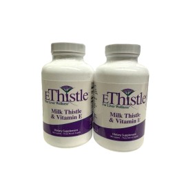 EThistle Liver Wellness Dietary Supplement, Milk Thistle & Vitamin E Liver Health( 2 Pack