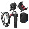 Alomejor E-Bike Throttle Grip 3-Speed Throttle Grip with Cable Universal