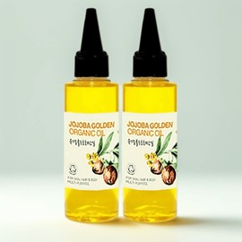 Mataba Organic Golden Jojoba Oil, 100ml, 2 units / 마타바 유기농 골든 호호바오일, 100ml, 2개