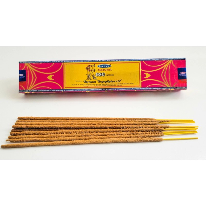 Satya Natural Rose Incense Sticks - Pick 15-30-60-75-90 - 1
