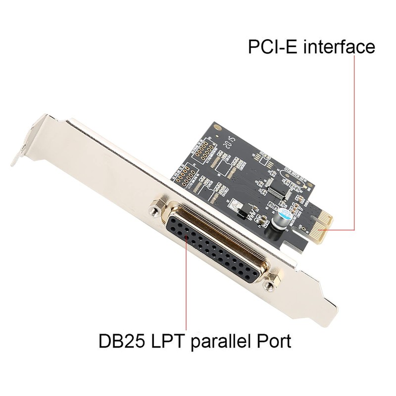 PCIE Parallel Port Expansion Card, PCI Express to DB25 LPT