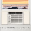 BEWAVE Window Air Conditioner Insulation Foam Panels, AC Side Surround