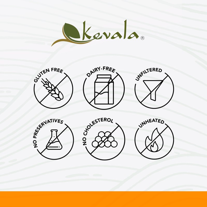 Kevala Raw Unfiltered Honey - Pure Honey for Daily Baking