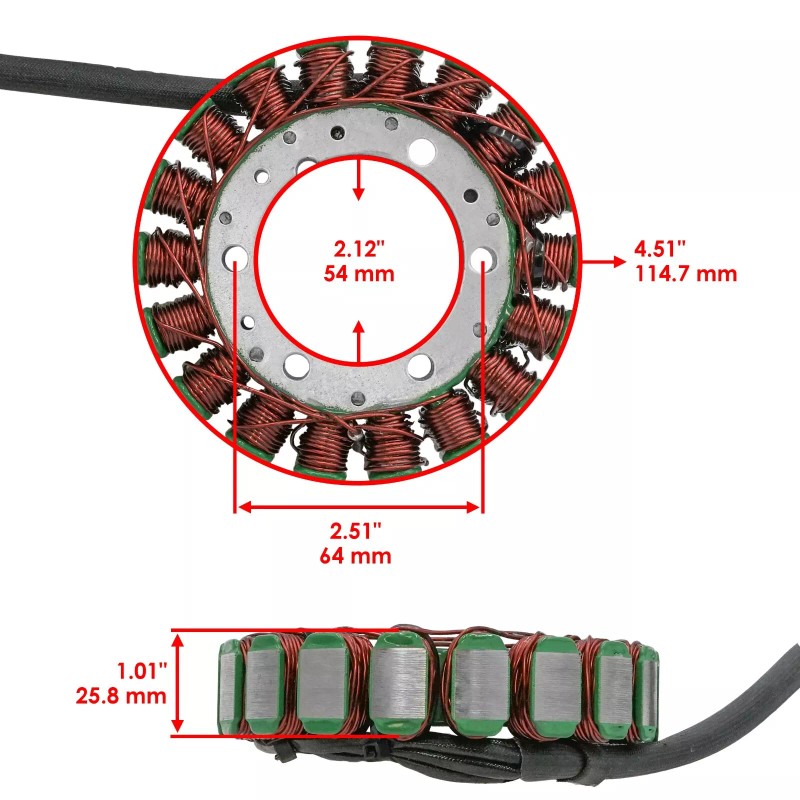 For Arctic Cat Stator And Gasket for Arctic Cat 500