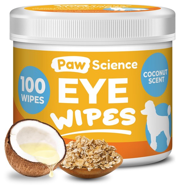 Paw Science Dog Eye Wipes - Hypoallergenic Face & Eye