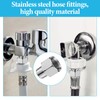4PCS 1/2 to 3/8 Water Line Adapter for Kitchen Bathroom,