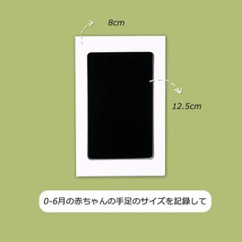 Baby Mess Free Ink Handprints Paw Shape Kit, Set of 3 Colors, Pink, Blue, Black, Baby Frame, Gift, Baby Shower, Growth Record, Newborn, 1st Birthday Gift, Cat Dog Limb Type, Keepsake