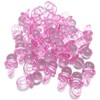 CARTOON 100pcs Pink Plastic Pacifier Dummy Party Favors Party Favors