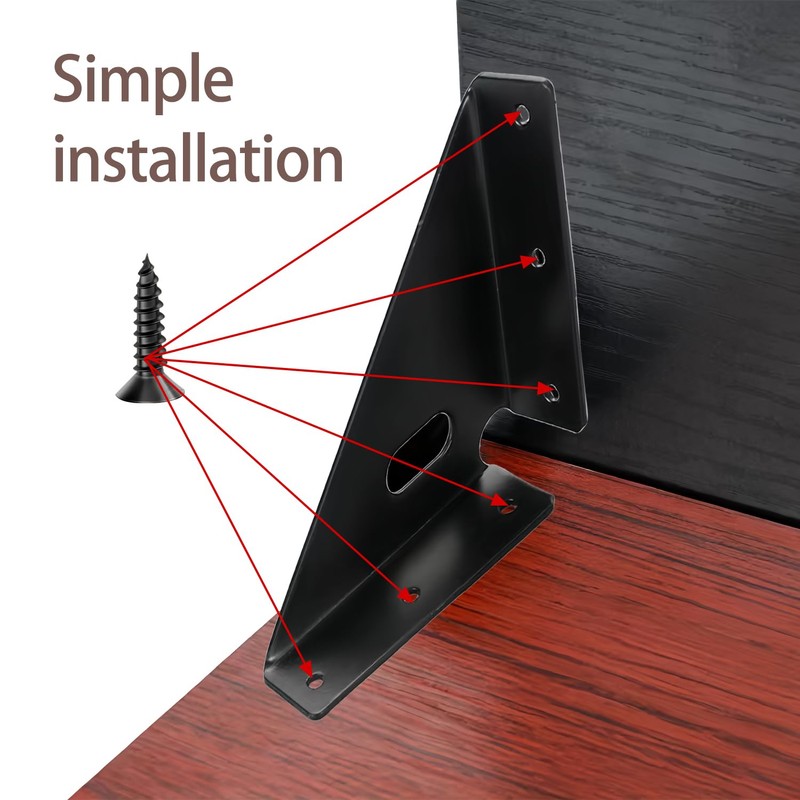 4 Pcs Heavy Duty Gusset Joints, Trapezi Corner Code, Bracket
