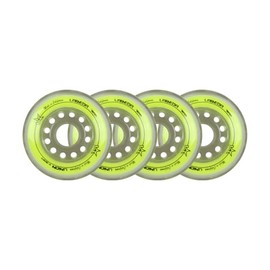 Labeda Inline Roller Hockey Skate Wheels Union Yellow 76mm Set of 4
