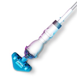 Kokido EV02CBX/KIT/US Telsa 2 100 Watt Rechargeable Handheld Pool Vacuum Sweeper Kit with Leaf Skimmer and Wall Brush for Small Swimming Pools