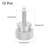 sourcing map 12pcs M3x10mm Knurled Thumb Screw Computer Case Threaded