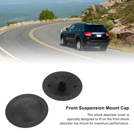 Front Suspension Mount Cover, Pair Front Shock Absorber Top Mount Nut Cover 51938656 Replacement for Fiat 500 Abarth 2008‑Onwards Auto Shocks Accessories