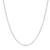 Gold Gala Women's Necklace 925 Silver Curb Chain Made in