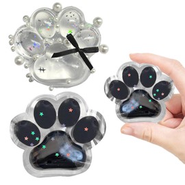 Pack of 2 Squishy Paws Cat Paw Squishy Toy Realistic Cat Paw Design, Cat Paws Squishy Cat for Children and Adults for Relaxing, Taba Squishy Cat Soft TPR Material