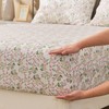 Gogreen 100% Cotton Sheet Set California King Size, Pink Floral,