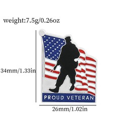 American Flag Pins American Flag Lapel Pin United States USA Badge Pin USA Citizenship Gfts Patriotic Enamel Suit Jacket Lapel Pin for Clothing Hat Shirt Backpack Decoration