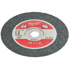 MILWAUKEE Fine Cutting Disc for Steel - 76 mm - 5 pcs - SCS 41-76 - 4932464717
