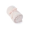Barefoot Dreams CozyChic Scalloped Receiving Blanket - Pink & Tutu,30"