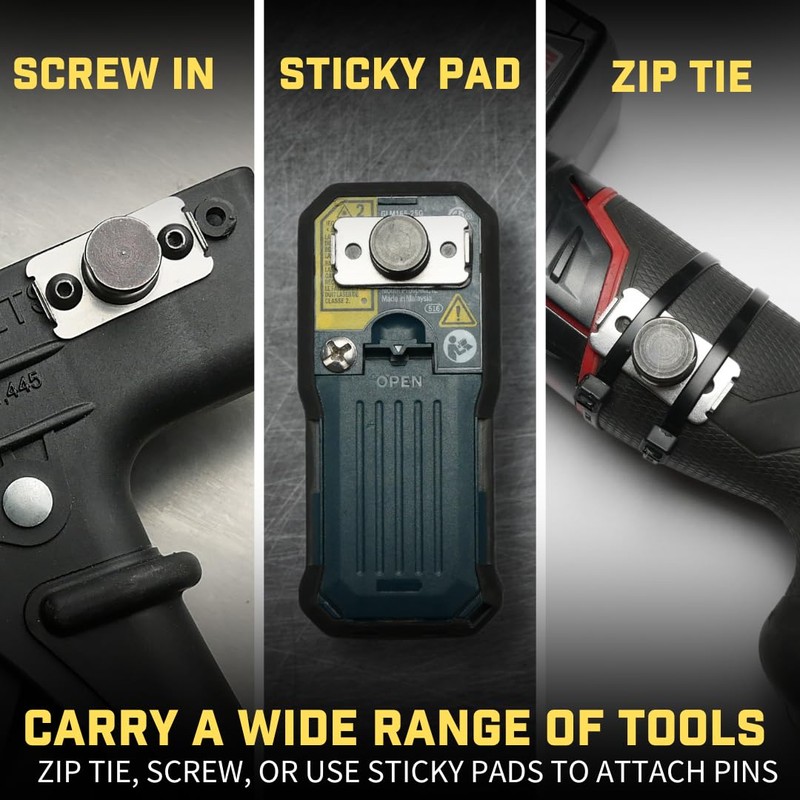 PinPal Pro | Universal Tool Holster - Gravity Locking Clip-On