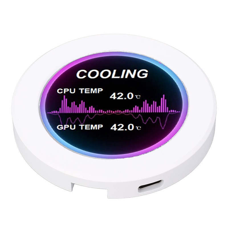 2.1in Round IPS LCD Display 360 Degree Rotation 480x480 Watercooler