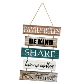 iplusmile Rustic Wall Hanging Plaque Inspirational Home Decor Sign for Living Bedroom Kitchen and Office Vintage Farmhouse Style Decoration present for Rustic Decor Lovers
