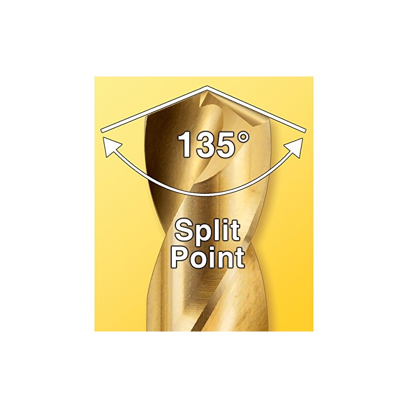 IVY Classic 04190 13-Piece Cobalt Steel Drill Bit Set, 135-Degree
