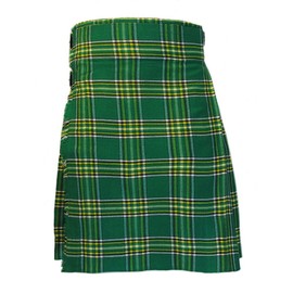 Mens Kilt Irish Plaid/Tartan 5 Yard 10 oz 40