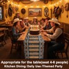 Railroad Track Table Runner,Wild West Party Theme Table Runners,Kitchen Dining