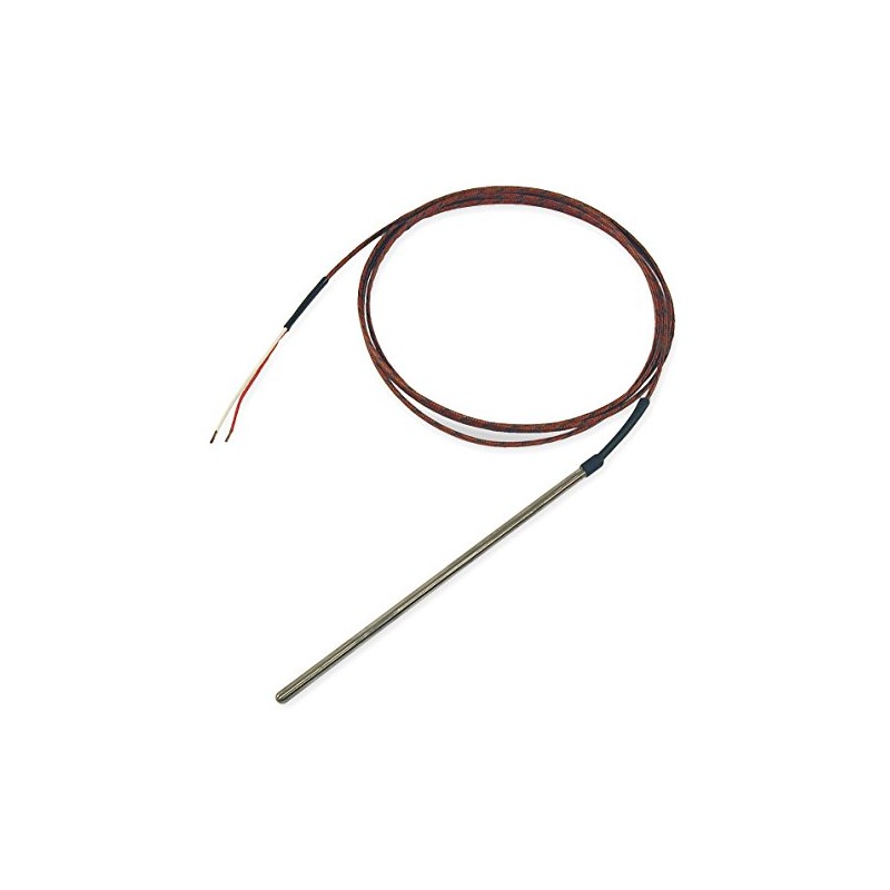 Tempco TTW00065 Thermocouple Probe, Type J, Length 6 In
