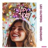 Aceorna Light Up Birthday Headbands Pink LED Happy Birthday Hairbands