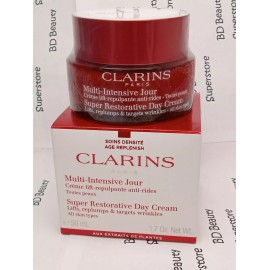 CLARINS SUPER RESTORATIVE DAY CREAM "ALL SKIN TYPES" 50ML/1.7OZ, NIB, SEALED JAR