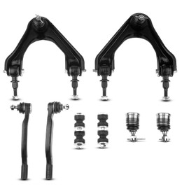 A-Premium Set of 8, Front Upper Control Arm, Sway Bar Link, Lower Ball Joint, Outer Tie Rod End, Compatible with Honda Accord 1994-1997, Odyssey 1995-1997, Acura CL 1997-1999, Isuzu Oasis 1996-1999