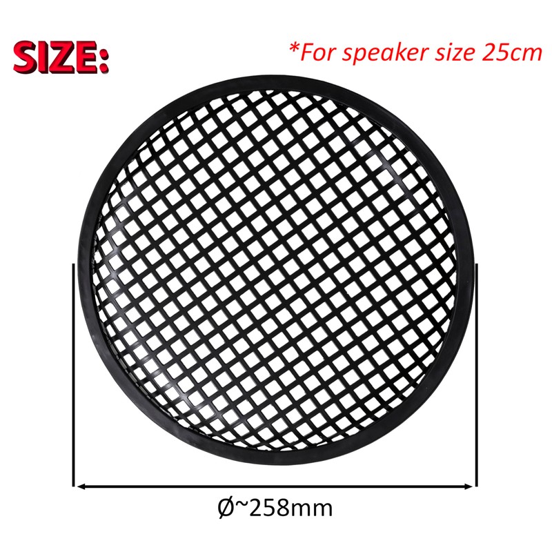 AERZETIX - C66075 Set of 2 Protective Nets for Speakers/Subwoofer