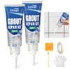 Tile Grout Repair Kit, Grout Pen White, Fast Drying and
