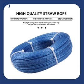 Grass trimmer Line 2MM Heavy Duty Universal Strimmer Wire Strimmers Line 50M Trimmer Wire Weed Cutter Cord Eater Strings Wires Cords(2.0MM x 50M, Blue)