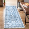 Bloom Rugs Caria Washable Non-Slip 12 ft Runner - Blue