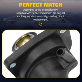 OCPTY Thermostat Housing Fit For Land Rover LR3 2005-2009,For Land Rover Range Rover 2006-2009,For Land Rover Range Rover Sport 2006-2009 Engine Coolant Thermostat Housing Assembly Replaces LR005765