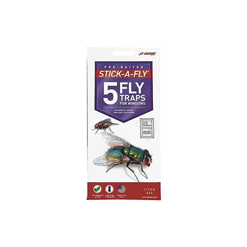 J T Eaton Stick-A-Fly Fly Trap for Windows