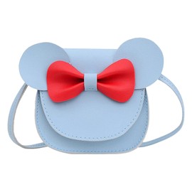 SOTOGO Bandolera pequeña para niñas pequeñas pequeñas y lindas princesas bolsos de hombro, Gato azul, Mediano,