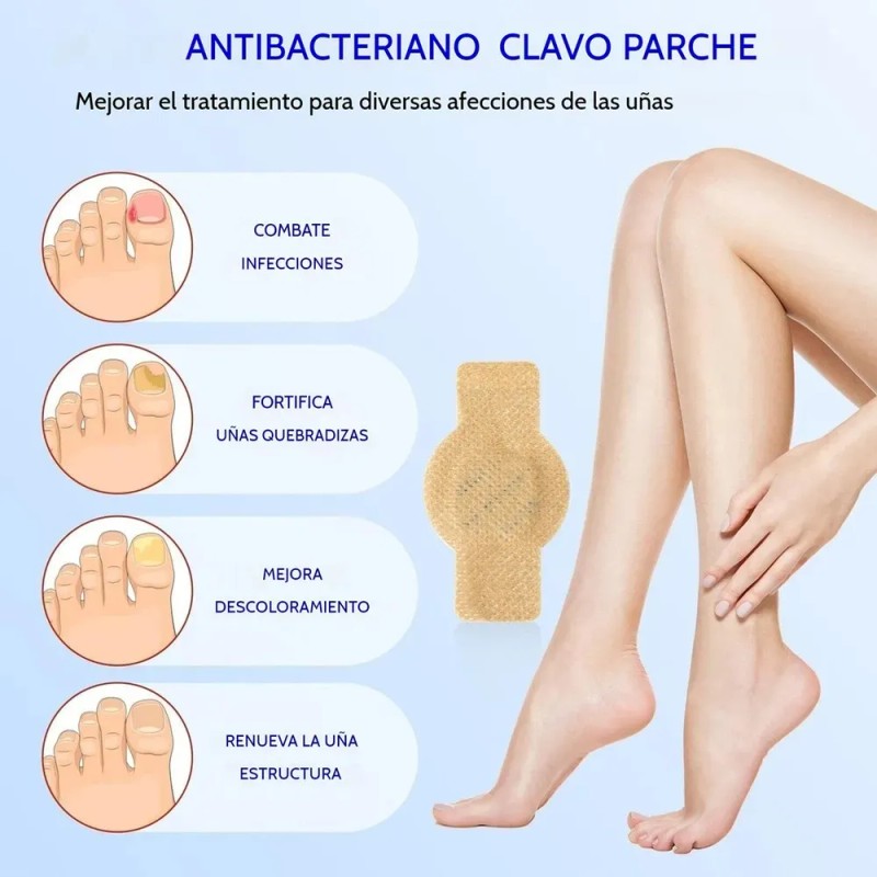 Parches Reparadores Lotlash Para Hongos De Uas 21 Piezas Nude